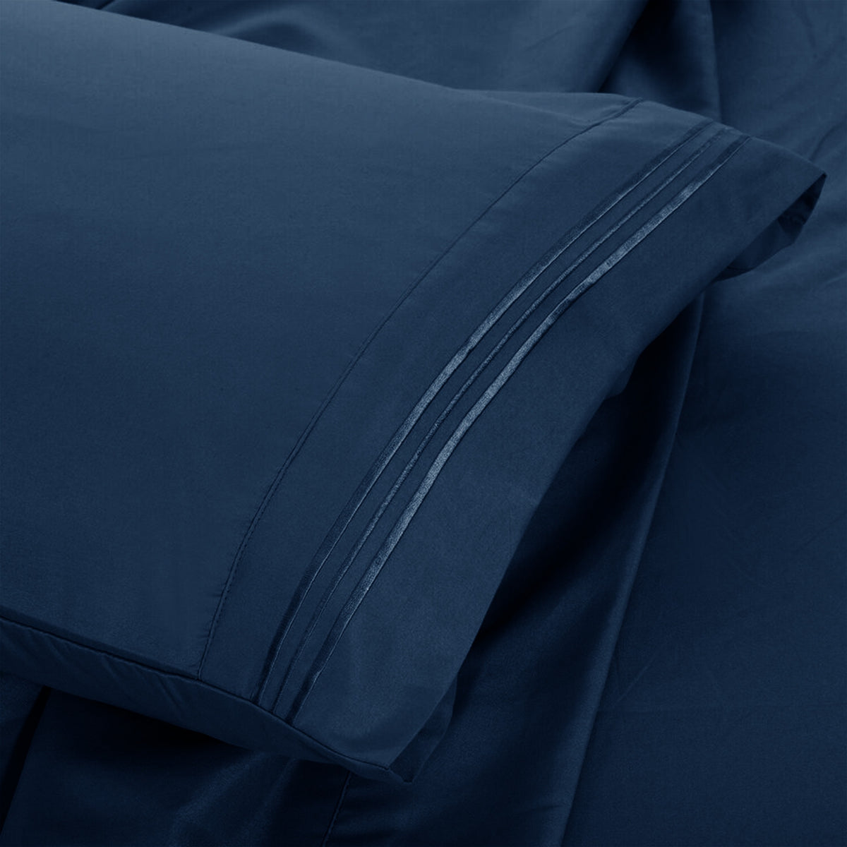 Soft Microfiber Bed Sheet Set 4-Piece 1800 Series 16 Inch Deep Pocket Hotel Luxury Cooling Sheets with Embroidered Pillowcases, Fade & Shrink Resistant, Twin to Cal King, 20 Colors