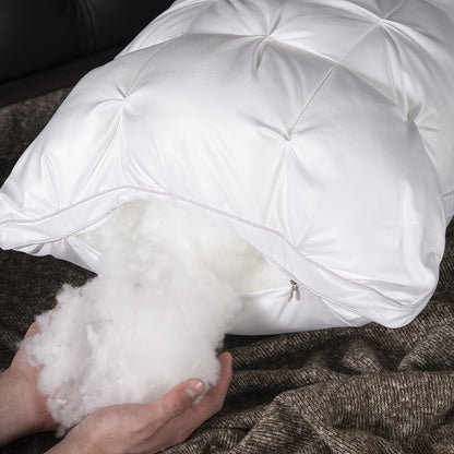 Bed Pillows for Sleeping Set of 2 - Luxury Hotel Quality Down Alternative Pillows, Cooling Breathable Neck Support Pillow for Side, Back & Stomach Sleepers, Soft Fluffy, Queen King Size, Multiple Colors