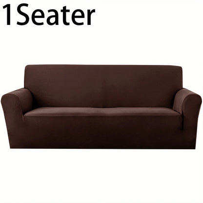 Sofa Cover Elastic Non-Slip Stretch Couch Slipcover for 1 2 3 4 Seater – Cat Scratch Resistant, Breathable Fabric, Fits Living Room, Bedroom & Office – Grey, Black, Red, Navy, Coffee