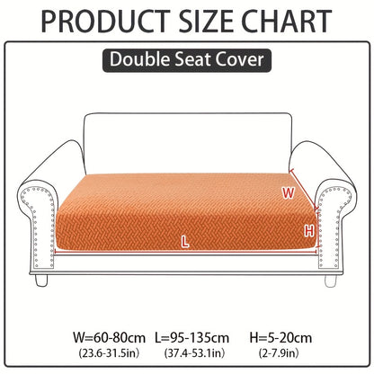 Stretch Jacquard Sofa Cover Non-Slip Elastic Furniture Protector for 1 2 3 4 Seater & L-Shaped Sectional Sofa – Wear-Resistant Polyester Slipcover, Machine Washable, Living Room Bedroom, 5 Colors