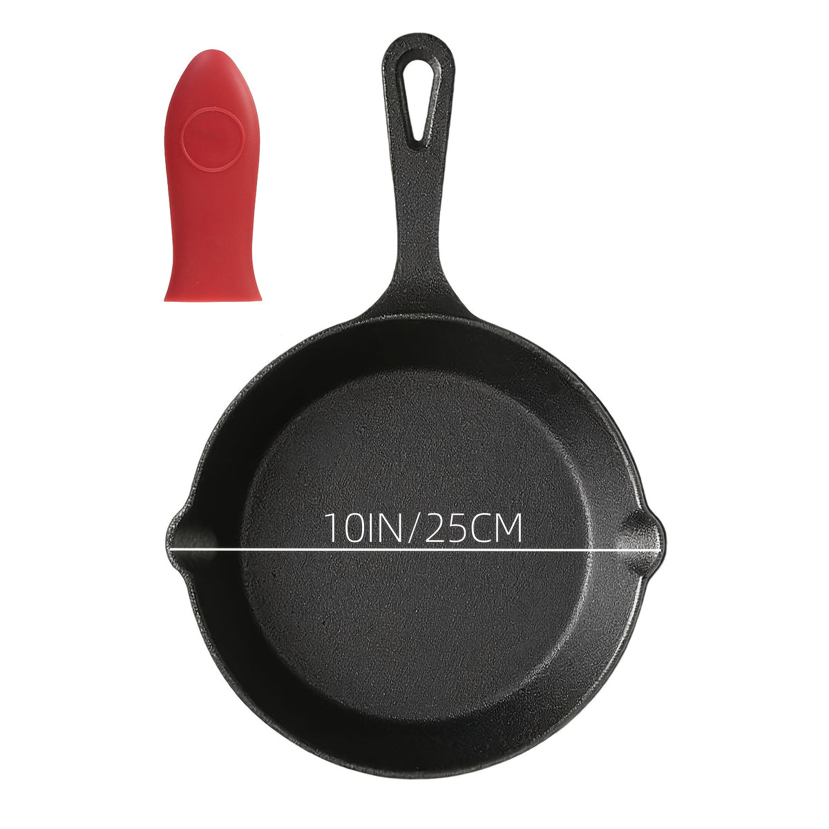 Cast Iron Cookware Set for Kitchen & Camping, Non-Stick Skillets Dutch Oven Griddle & Pizza Pan, Works on Induction & Open Fire, Even Heat Distribution, 500°F Oven Safe, BBQ & Outdoor Cooking
