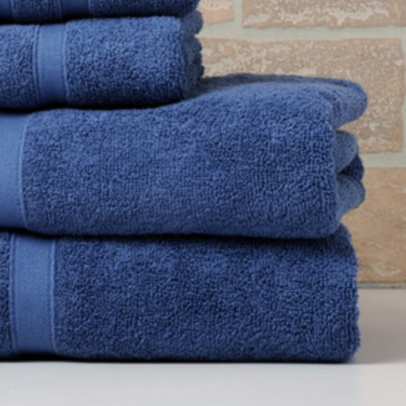 Egyptian Cotton Towel Set 6 Piece – 650 GSM Luxury Bath Towels with Zero Twist Loops, Ultra Soft & Highly Absorbent, Includes 2 Bath Towels, 2 Hand Towels & 2 Washcloths for Bathroom Spa Experience