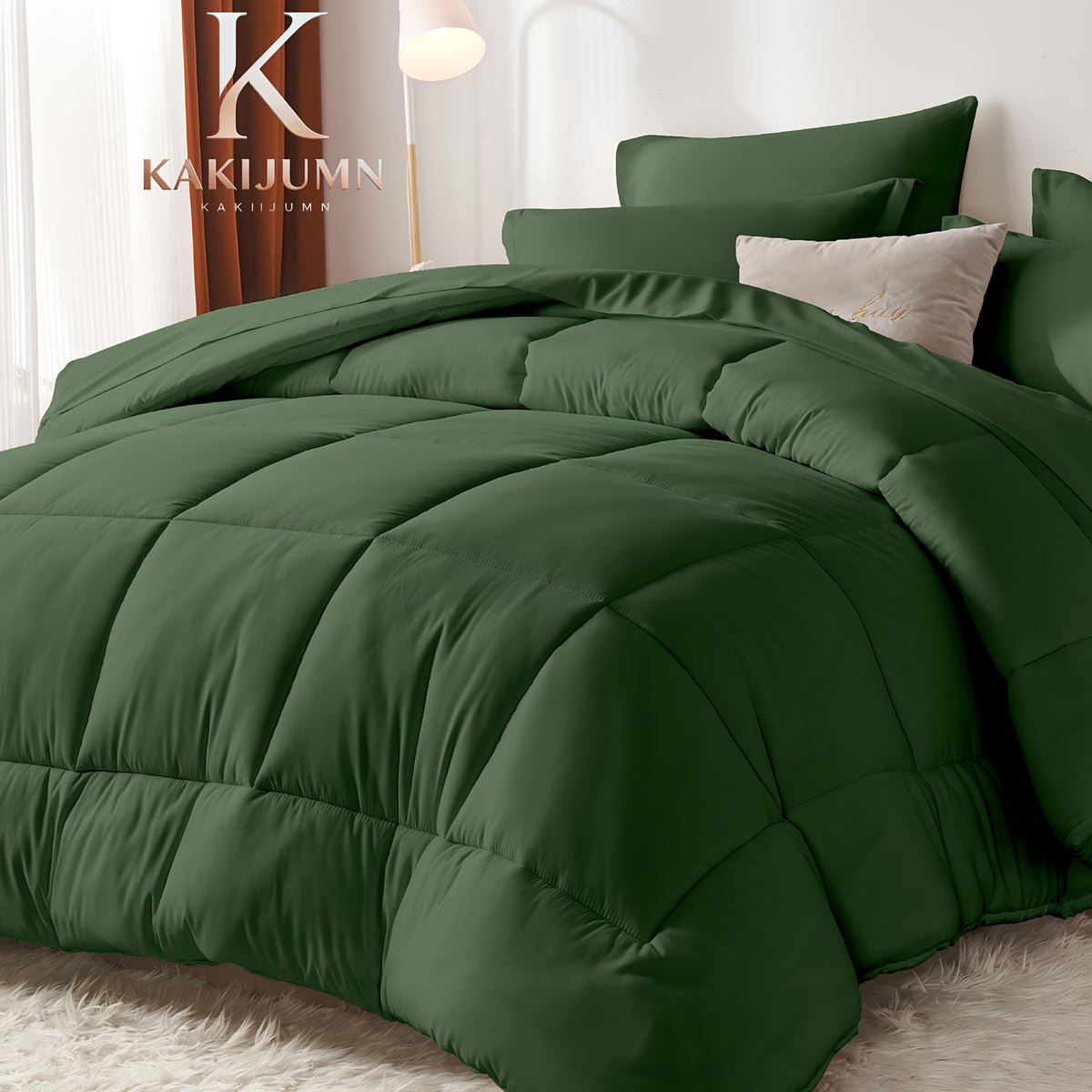 Thin Quilt Comforter Set Twin Full Queen King – Lightweight Breathable Bed in a Bag with Sheets Pillowcases Pillow Shams, All Season Microfiber Bedding Multi-Color