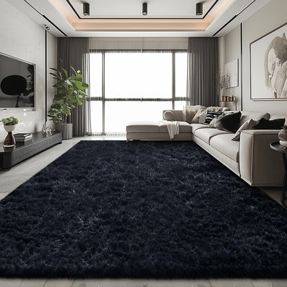 Shaggy Area Rug for Living Room – Ultra-Soft Fluffy Bedroom Carpet, Thick Plush Floor Mat for Home Decor, 5x7 6x9 8x10 9x12 Ft, Tie-Dye & Solid Colors