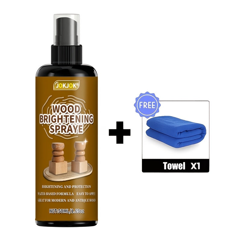 Hardwood Floor Cleaner Polish & Scratch Repair – Multi-Purpose Wood Furniture Restorer, Deep Shine for Floors Car Interiors & Wooden Surfaces, 50ML
