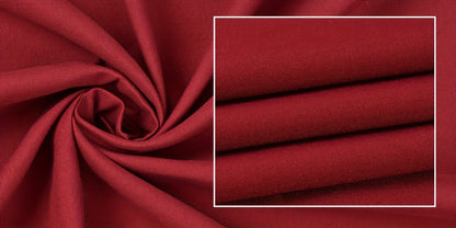 Rod Pocket Curtains 4 Panels Light Filtering – Fade Resistant Polyester Window Drapes for Living Room Bedroom Home Office, Navy Blue Beige Red, 37"-54" Wide