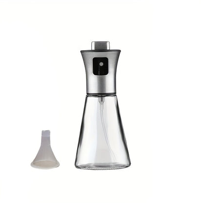Oil Sprayer for Cooking – Stainless Steel Olive Oil Spray Bottle with Pressurized Mist, Glass Body, Even Coating for Air Fryer, BBQ, Salad, Baking & Grilling, Healthy Kitchen Cooking Spray Dispenser