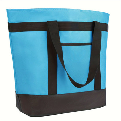 Insulated Reusable Grocery Tote Bag XXLarge 10.3 Gal Cooler Bag for Women Men – Food Delivery Bag Keep Food Cold Warm for Shopping Travel Beach Picnic Doordash