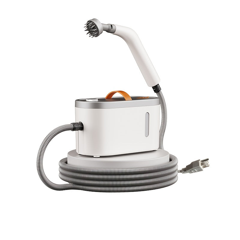 Handheld Steam Cleaner, 4.4 Bar High-Pressure Fast Heating with 6 Multifunctional Nozzles, 47oz Large Capacity, Dual Safety Protection, Portable Steam Mop for Kitchen Bathroom Floor Sofa Car & Appliances