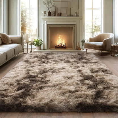 Large Area Rug 8x10 Feet Fluffy Shag Rug for Living Room Bedroom Non-Slip Soft Plush Fuzzy Carpet Modern Furry Floor Rug Home Decor