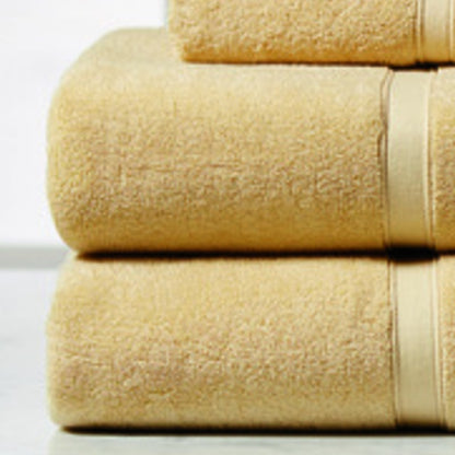 Egyptian Cotton Towel Set 6 Piece – 650 GSM Luxury Bath Towels with Zero Twist Loops, Ultra Soft & Highly Absorbent, Includes 2 Bath Towels, 2 Hand Towels & 2 Washcloths for Bathroom Spa Experience