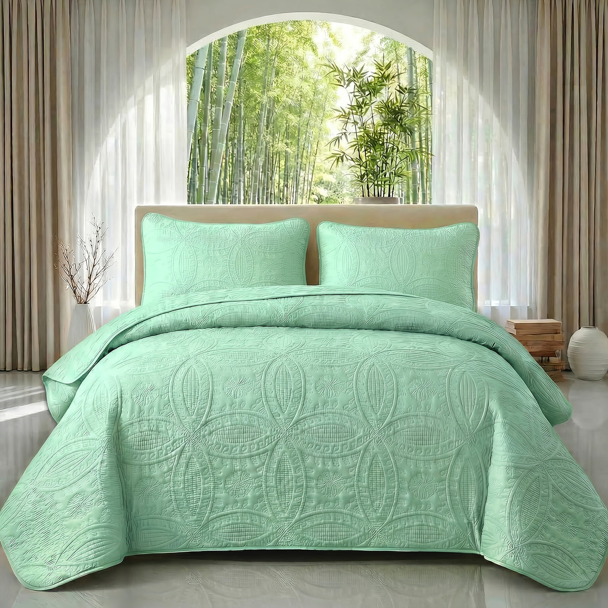 Duvet Cover Set 2/3 Piece Coin Pattern – Soft Skin-Friendly Hypoallergenic Machine Washable Quilt Cover with Pillowcases, Twin Full Queen King, 12 Colors Solid & Plaid Minimalist Bedroom Bedding