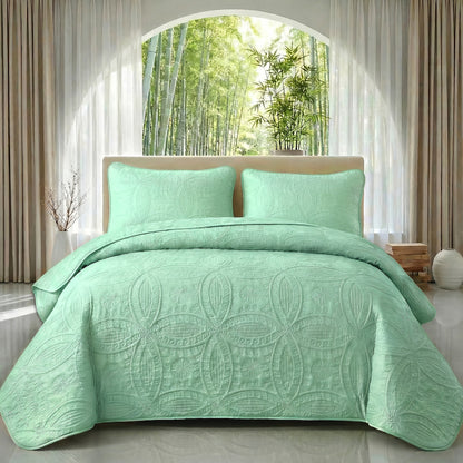 Duvet Cover Set 2/3 Piece Coin Pattern – Soft Skin-Friendly Hypoallergenic Machine Washable Quilt Cover with Pillowcases, Twin Full Queen King, 12 Colors Solid & Plaid Minimalist Bedroom Bedding
