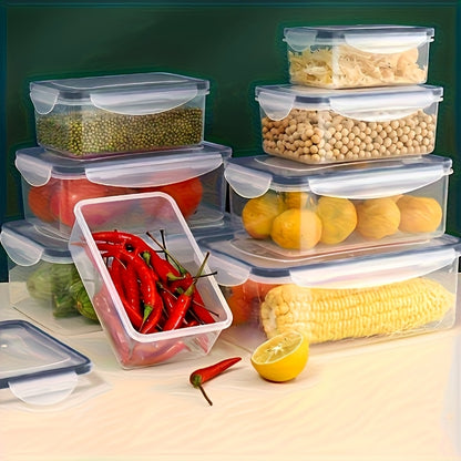 Food Storage Containers with Lids Set – Stackable Meal Prep Containers, Leakproof, Microwave & Freezer Safe, BPA-Free Plastic, 12/24/48/50 Piece Sets for Leftovers, Fruits & Vegetables