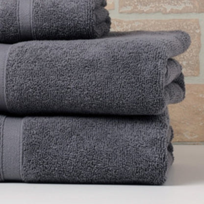 Egyptian Cotton Towel Set 6 Piece – 650 GSM Luxury Bath Towels with Zero Twist Loops, Ultra Soft & Highly Absorbent, Includes 2 Bath Towels, 2 Hand Towels & 2 Washcloths for Bathroom Spa Experience