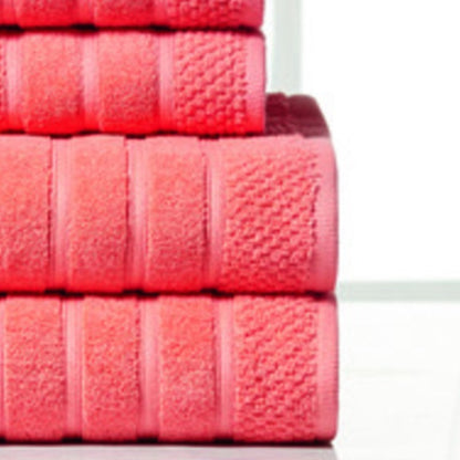 Egyptian Cotton Towel Set 6 Piece – 650 GSM Luxury Bath Towels with Zero Twist Loops, Ultra Soft & Highly Absorbent, Includes 2 Bath Towels, 2 Hand Towels & 2 Washcloths for Bathroom Spa Experience