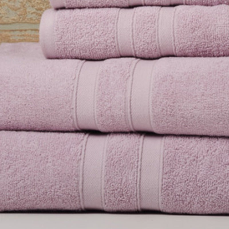 Egyptian Cotton Towel Set 6 Piece – 650 GSM Luxury Bath Towels with Zero Twist Loops, Ultra Soft & Highly Absorbent, Includes 2 Bath Towels, 2 Hand Towels & 2 Washcloths for Bathroom Spa Experience