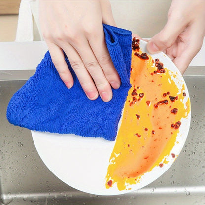 Microfiber Cleaning Cloths 20-Pack Multifunctional Absorbent Dish Cloths Kitchen Towels - Durable Household Rags for Kitchen Bathroom Car Cleaning - Easily Remove Stains & Grease Random Colors
