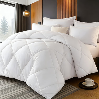 Bedding Comforter Set 30+ Colors All Season – Diamond Quilted Down Alternative Comforter with Pillowcases, Soft Lightweight Breathable Microfiber Fill, Twin Queen King, 2/3 Piece Bed Set for Bedroom Guest Room Dorm
