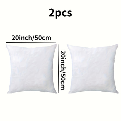 Throw Pillow Inserts Square Filled Cushion Cores 1/2/4 Pack, Soft Pillow Fillers for Living Room Bedroom Sofa Couch Office Home Decoration, 18x18 20x20 22x22 Inch
