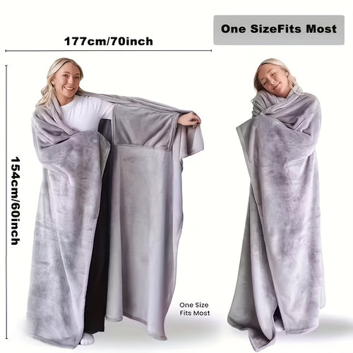 Portable Outdoor Blanket All Season Lightweight Soft Fabric Throw for Camping Picnic Travel Work Breaks, Cozy Warm Blanket for Men Women, Multiple Colors Grey Black Blue Pink Khaki, Perfect Gift