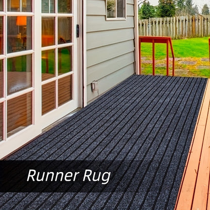 Runner Rug Non-Slip Kitchen Mat with Rubber Backing 1800G Heavy Duty Washable Indoor Outdoor Area Rug for Kitchen Entryway Hallway Laundry Room Balcony – Deep Grey Black Red Katose 2x5 2x8 2x16 Ft
