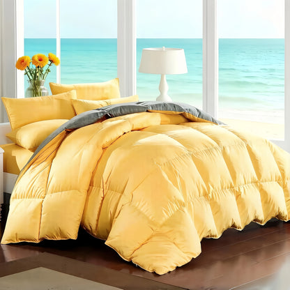 7-Piece Comforter Set Bed in a Bag - Soft Microfiber Down Alternative Comforter with Sheets Pillow Shams All Season Bedding Set Full Queen King, Multiple Colors