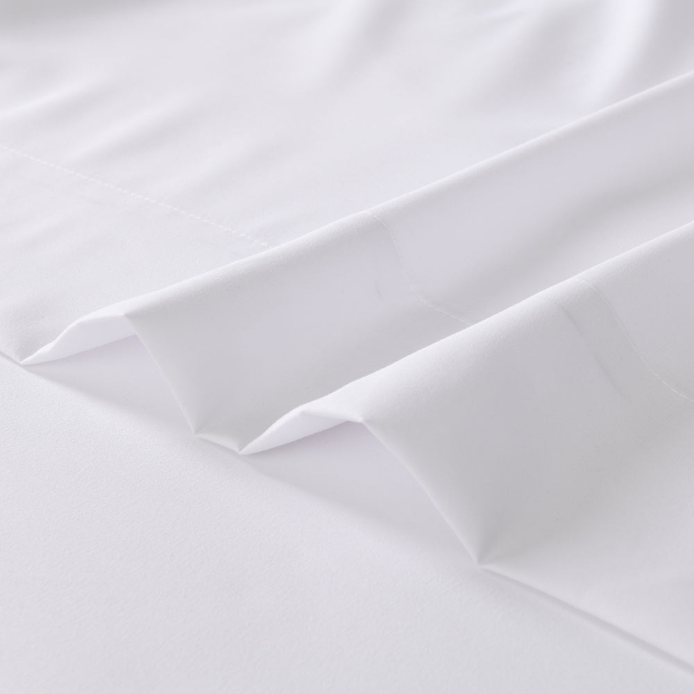 Microfiber Bed Sheets Set 6 Piece Hotel Grade 18" Deep Pocket, Breathable Soft Bedding Twin Full Queen King, 100 GSM All-Season Comfort, Machine Washable Fitted Sheet Flat Sheet Pillowcases, 12 Colors