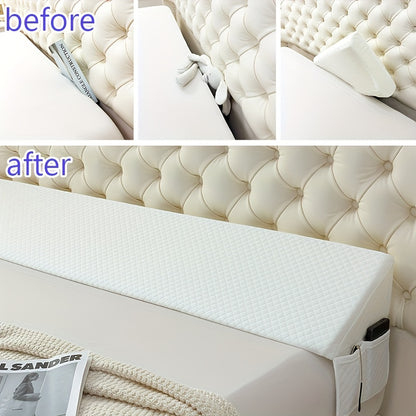 Bed Gap Filler Mattress Wedge Pillow for Headboard - Close 0-7" Gap Between Mattress and Wall, Bed Wedge Backrest Support Pillow Twin Full Queen King 8 Colors