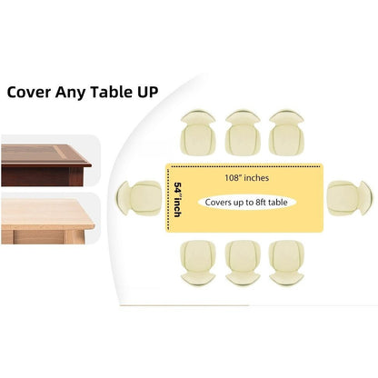 Disposable Plastic Tablecloth 12-Pack – Heavy Duty Table Cover for Parties, 84" Round & 54"x108" Rectangle, 22 Colors for Kitchen Dining Outdoor Events