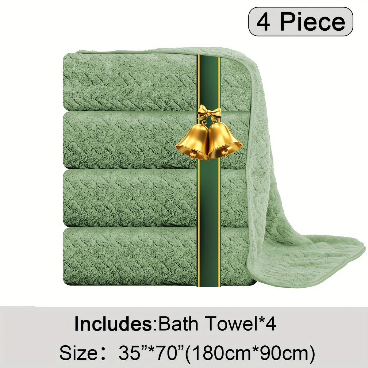 Oversized Bath Towel Set Microfiber XL – Super Absorbent Quick Dry Extra Large Bath Sheets for Family & Hotel, Soft Plush Shower Towels, 4-Piece & 8-Piece Sets, Multiple Colors & Patterns