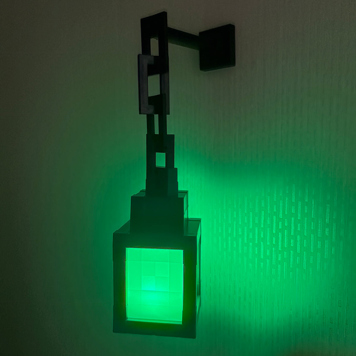 Pixel Lantern Night Light 16 RGB Colors with Remote - USB Rechargeable LED Mood Lamp for Bedroom Gaming Room Desk Wall Decor, Eye-Friendly Glow for Kids Teens Adults, Halloween Christmas Gift