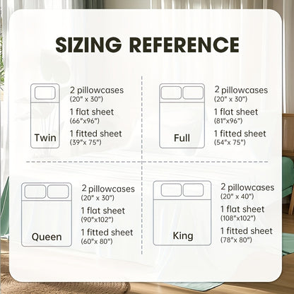 2000TC Bamboo Cooling Sheet Set Ultra Soft – 16 Inch Deep Pocket Fitted Sheet for Hot Sleepers, Shrink Fade Wrinkle Resistant Breathable Bedding | Twin Full Queen King | 11 Colors | Home Viaco