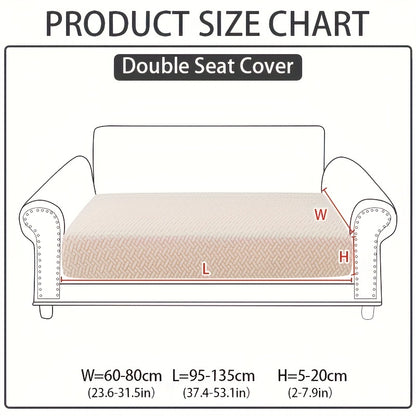 Stretch Jacquard Sofa Cover Non-Slip Elastic Furniture Protector for 1 2 3 4 Seater & L-Shaped Sectional Sofa – Wear-Resistant Polyester Slipcover, Machine Washable, Living Room Bedroom, 5 Colors