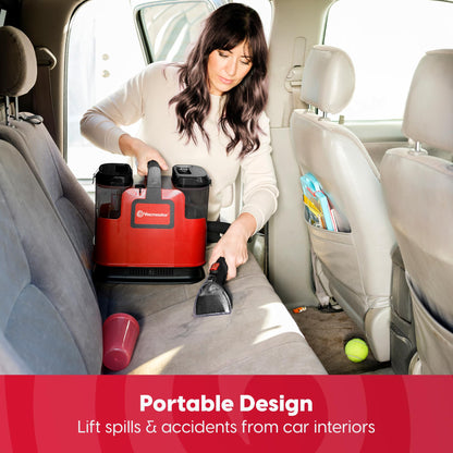 Portable Spot Cleaner 400 Series Carpet & Upholstery Machine – 15KPa Powerful Suction, Corded, Pet Hair Removal for Area Rugs, Couches & Hard Floors