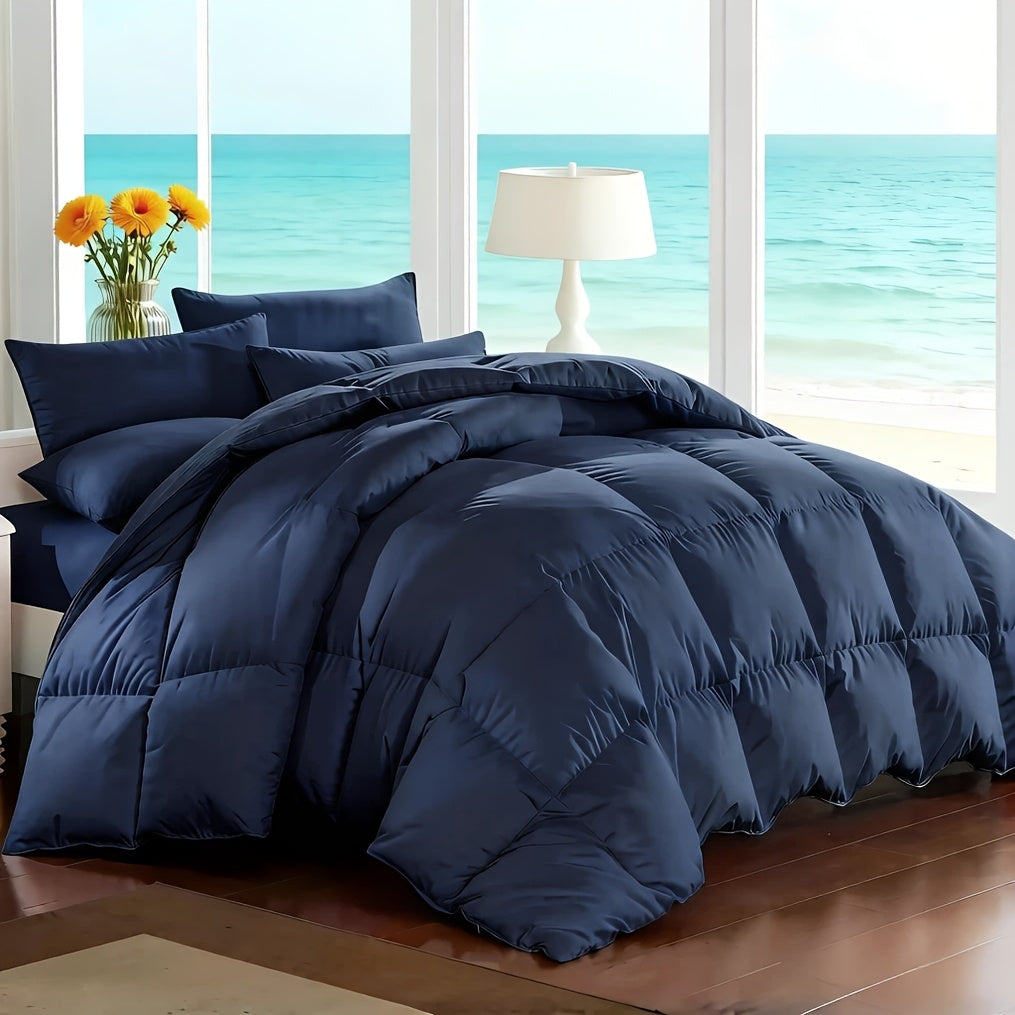 7-Piece Comforter Set Bed in a Bag - Soft Microfiber Down Alternative Comforter with Sheets Pillow Shams All Season Bedding Set Full Queen King, Multiple Colors