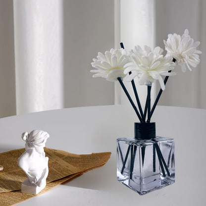 Reed Diffuser Set 50ml Aromatherapy Home Fragrance – Long-Lasting Scented Diffuser Sticks for Bedroom Living Room Office, Elegant Air Freshener Gift, 4 Scents: Gardenia Lavender Shangri-La Encounter