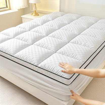 Cooling Mattress Protector Quilted Waterproof Deep Pocket Mattress Pad Cover Twin Full Queen King Cal King – Stretchy 8-21" Fitted Sheet Style