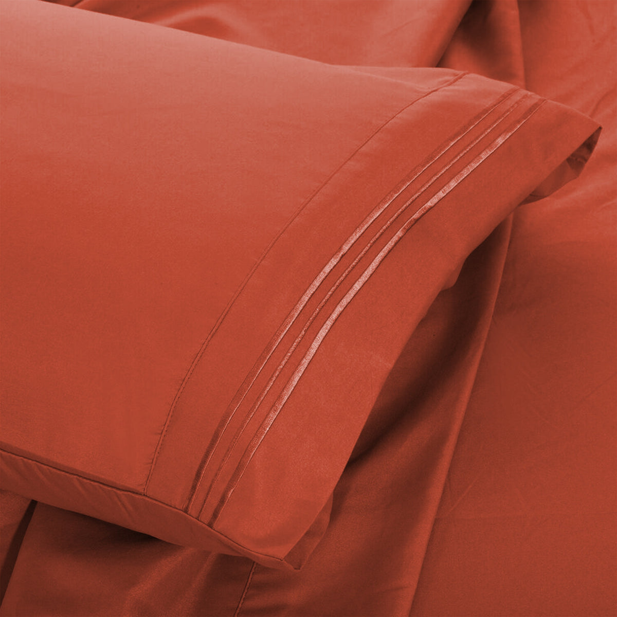 Soft Microfiber Bed Sheet Set 4-Piece 1800 Series 16 Inch Deep Pocket Hotel Luxury Cooling Sheets with Embroidered Pillowcases, Fade & Shrink Resistant, Twin to Cal King, 20 Colors