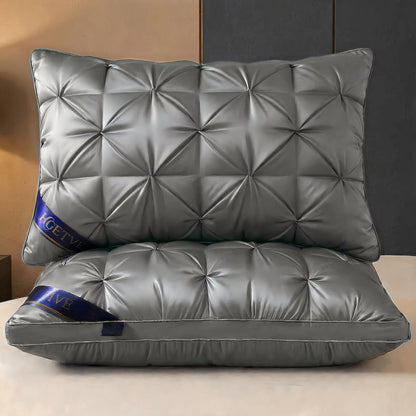 2pcs Luxury Hotel Pillow Set Queen King Size, Deep Sleep Neck Support, High Density Non-Collapse, Cool Breathable, Multiple Colors, Bedroom Sofa Guest Room, Mother's Day Gift