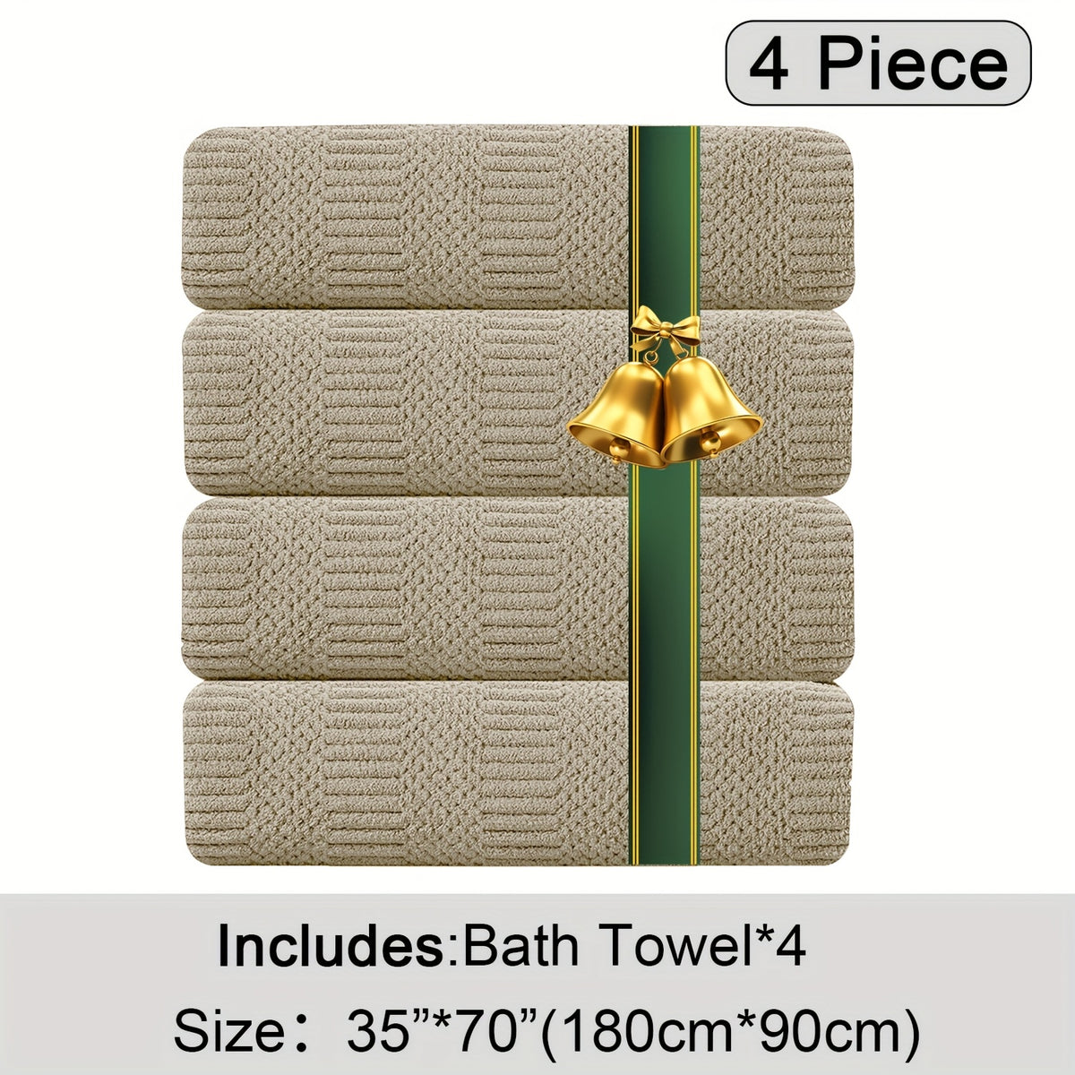Oversized Bath Towel Set Microfiber XL – Super Absorbent Quick Dry Extra Large Bath Sheets for Family & Hotel, Soft Plush Shower Towels, 4-Piece & 8-Piece Sets, Multiple Colors & Patterns