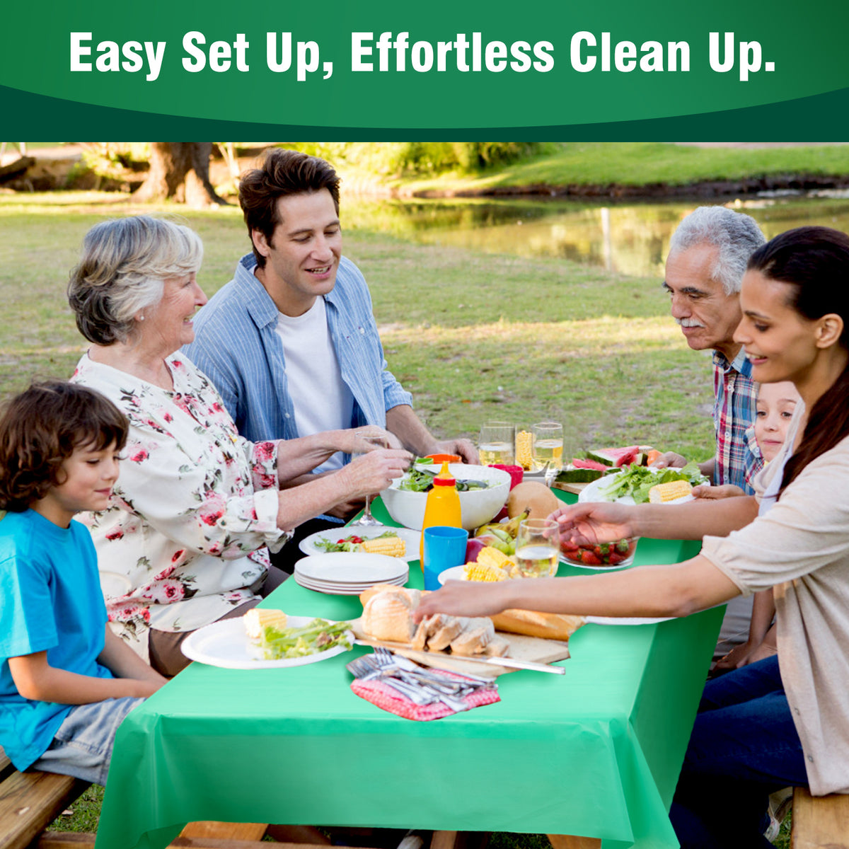 Disposable Plastic Tablecloth 12-Pack – Heavy Duty Table Cover for Parties, 84" Round & 54"x108" Rectangle, 22 Colors for Kitchen Dining Outdoor Events