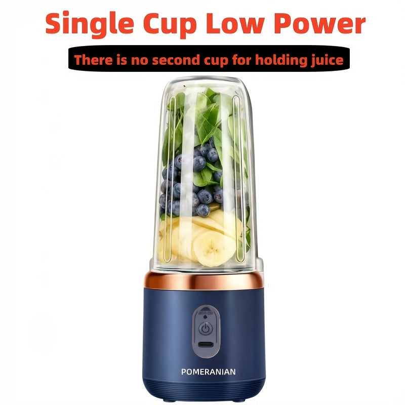 Portable Blender Rechargeable Electric Personal Blender for Juice Smoothies Coffee Milkshakes – USB Charging Compact Travel Blender Cup for Outdoor Camping Gym, 380ml or 1500mAh, Blue Pink White