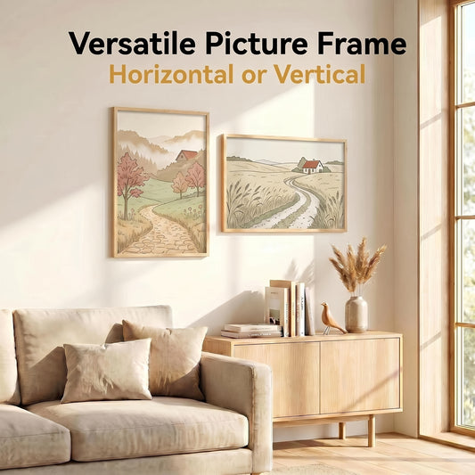3 Pack 16x24 Picture Frame Black Scratch-Proof Poster Frames, Slide-In Strip Assembly, Horizontal Vertical Wall Mount for Photo Gallery Home Office Art Display