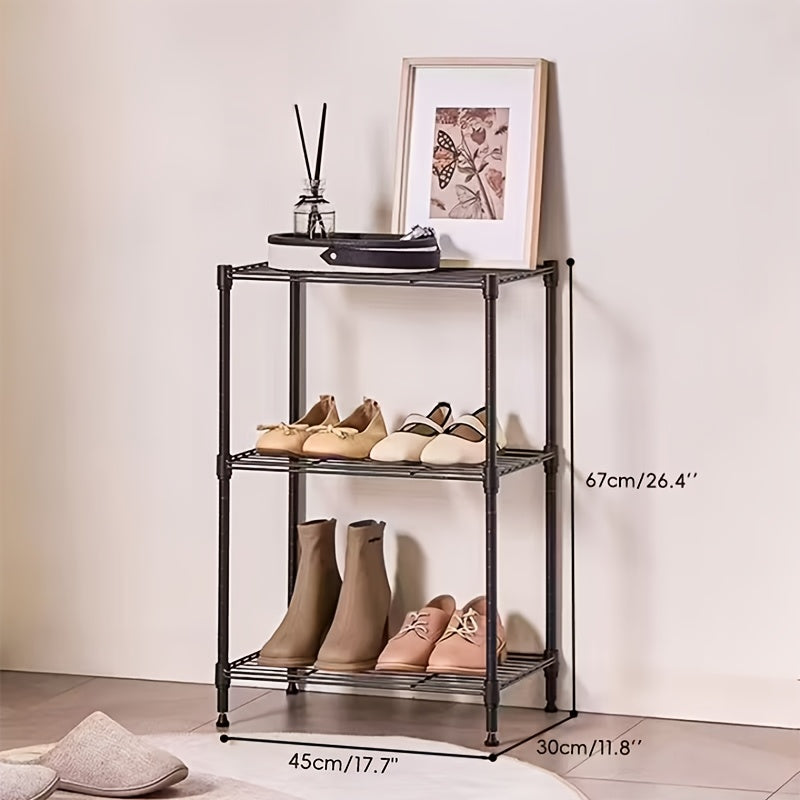 Heavy Duty Wire Shelving Unit 3/4/5 Tier Steel Storage Rack 1000-2000 lbs Capacity, Adjustable Metal Utility Shelf for Garage Kitchen Office Bathroom, No-Tool Assembly Baker's Rack Organizer Chrome Black