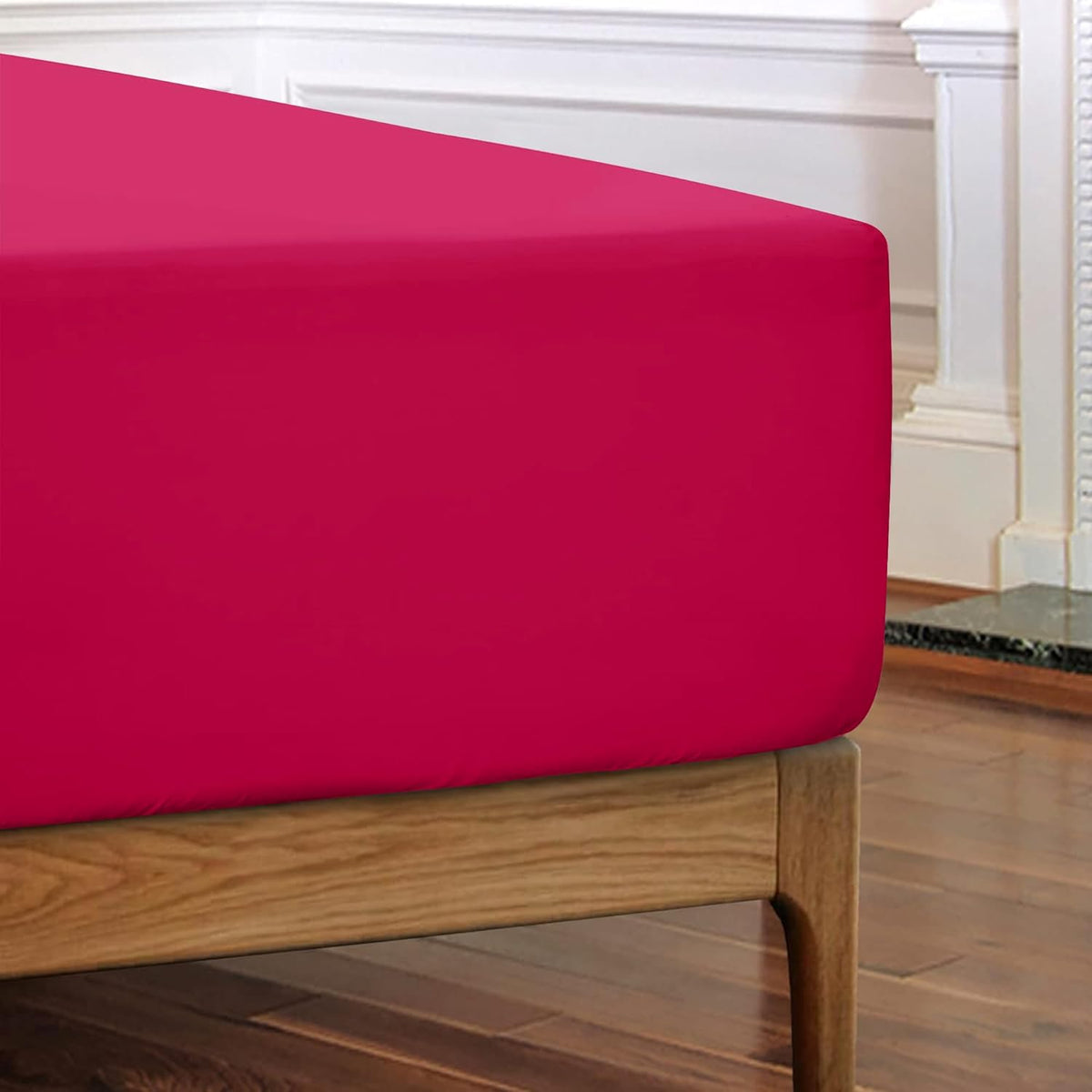 Fitted Sheet Brushed Microfiber Deep Pocket – Cooling Ultra Soft Silky Bed Sheet, Shrink & Fade Resistant, Fits Mattress Up to 16", Twin Twin XL Full Queen King Cal King, 8 Colors