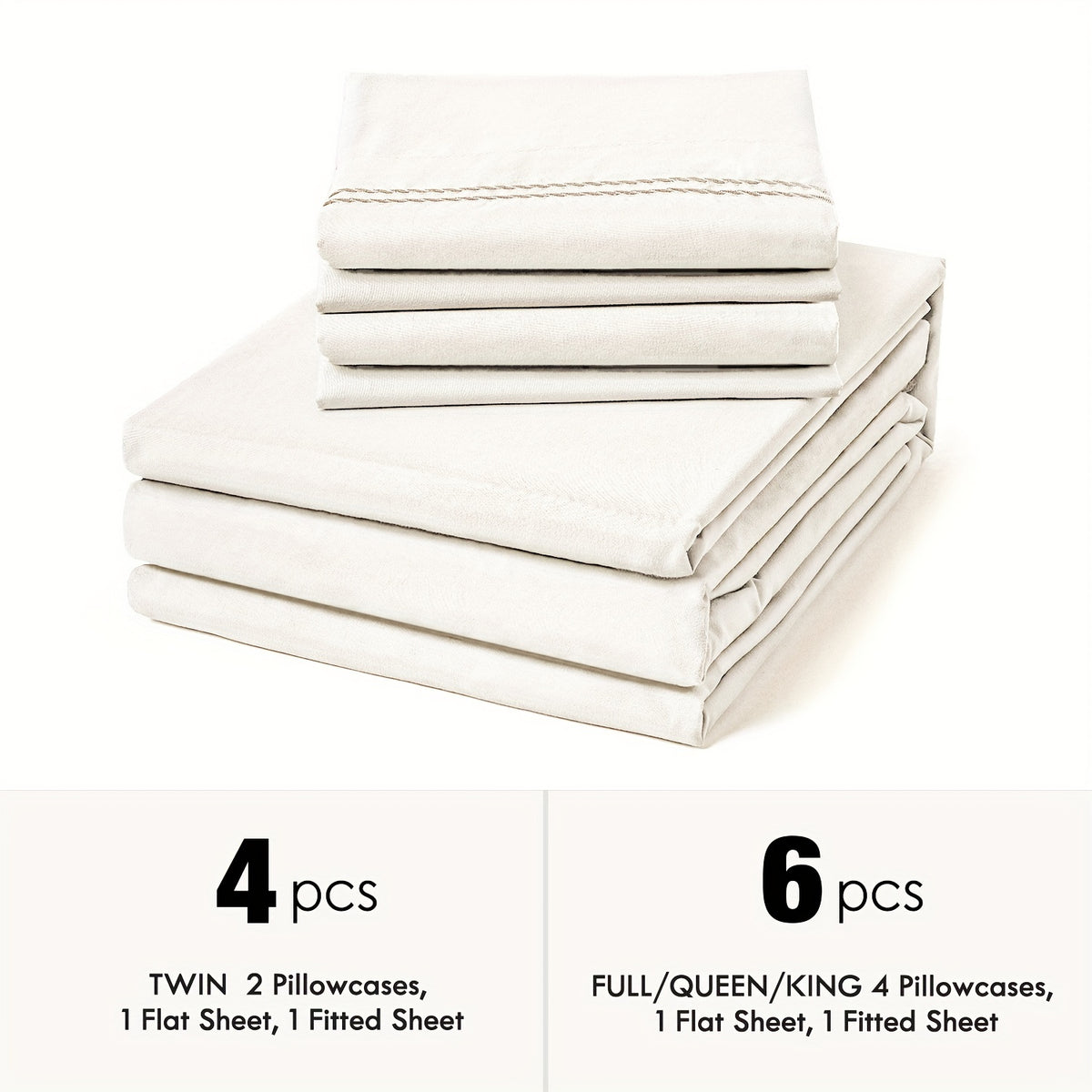 Fitted Sheet Deep Pocket Microfiber - Soft Breathable Cooling Bed Sheet Twin Full Queen King, Wrinkle & Fade Resistant, 14 Colors Available for Bedroom Dorm Guest Room