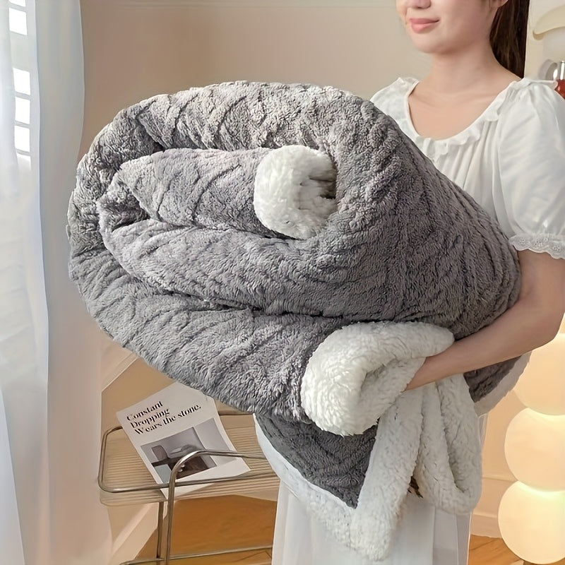 Soft Taffeta Throw Blanket Double-Sided for All Seasons, Lightweight Cozy Blanket for Bed Couch Sofa, Air Conditioning Blanket Machine Washable, Aesthetic Bedroom Blanket Gift in Beige Pink Green Gray Brown