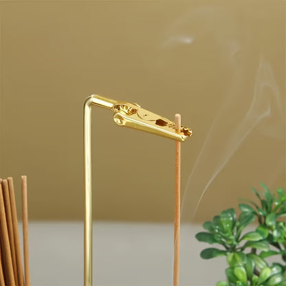 Incense Burner Glass 2-in-1 with Removable Ash Collector and Candle Holder, Meditation Yoga Tea Room Home Decor Incense Holder, Relaxation Spiritual Aromatherapy Gift, 3 Styles