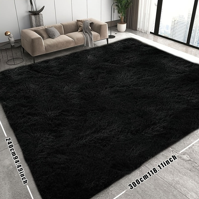 Fluffy Faux Fur Area Rug Super Soft Plush 8x10ft for Living Room Bedroom – Thickened Shaggy Rug 96x120 Inch, Ultra Soft Non-Shed Faux Fur Carpet for Bedroom Living Room Home Decor